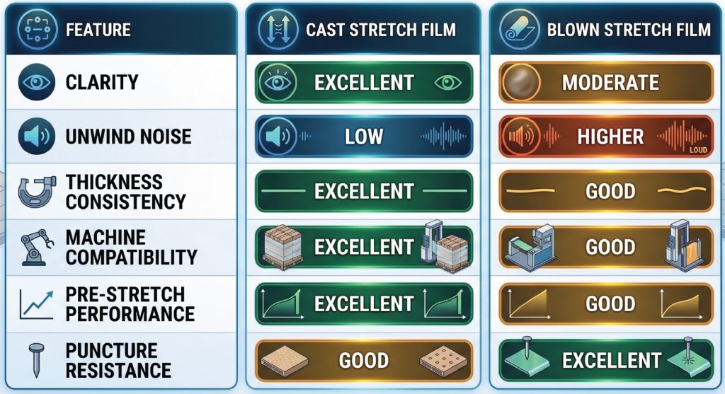 Cast vs Blown